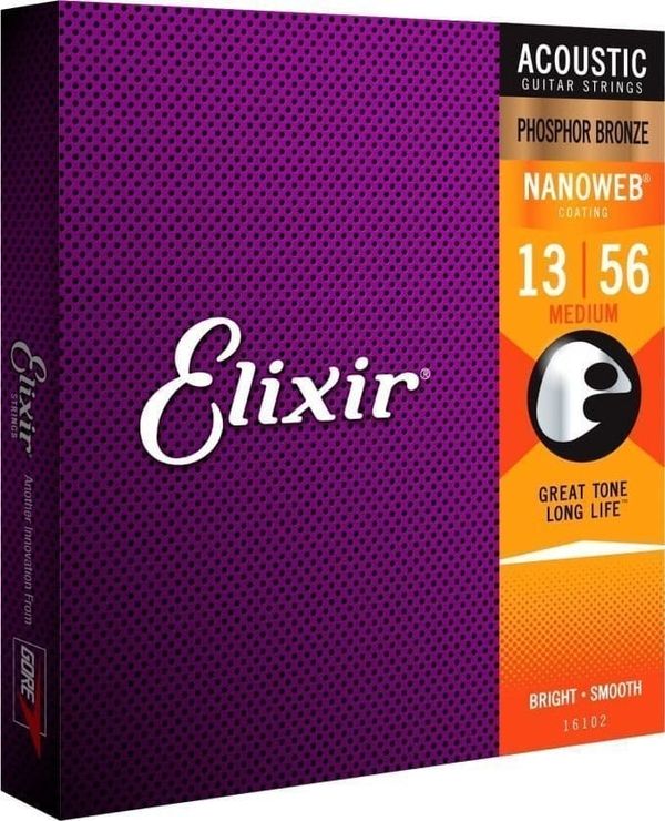 Elixir Elixir 16102 Nanoweb 13-56 Strune za akustično kitaro