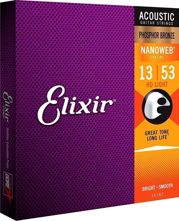 Elixir Elixir 16182 Nanoweb 13-53 Strune za akustično kitaro