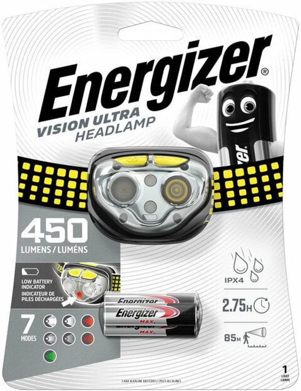 Energizer Energizer Headlight Vision Ultra 450lm 450 lm Naglavna svetilka