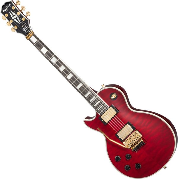 Epiphone Epiphone Alex Lifeson Les Paul Custom Axcess Ruby Električna kitara