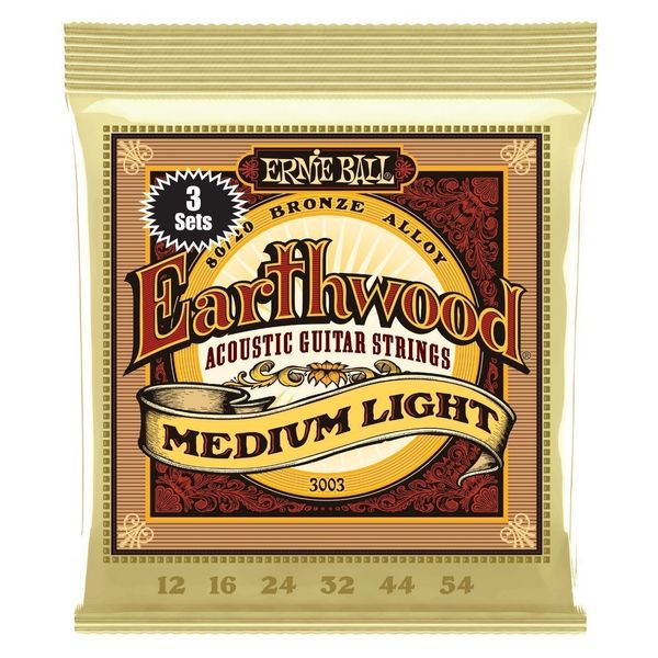 Ernie Ball Ernie Ball 3003 Earthwood 3-Pack Strune za akustično kitaro