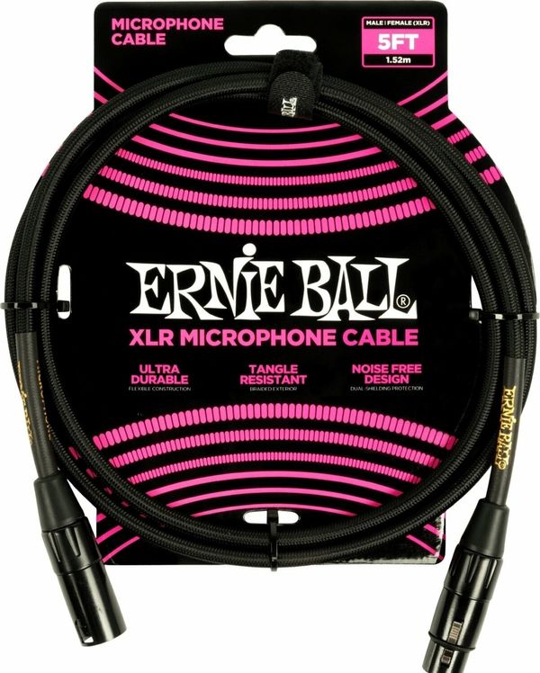 Ernie Ball Ernie Ball 6390 1,5 m Mikrofonski kabel