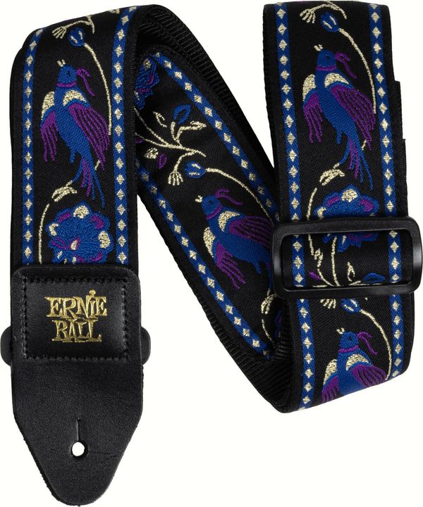 Ernie Ball Ernie Ball Classic Jacquard Guitar/Bass Strap Tekstilni kitarski pas Purple Pleasant Pheasant