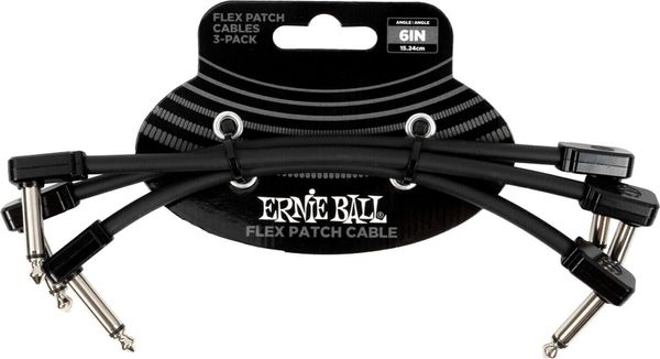 Ernie Ball Ernie Ball Flex 3 Pack 15,24 cm Kotni - Kotni Patch kabel