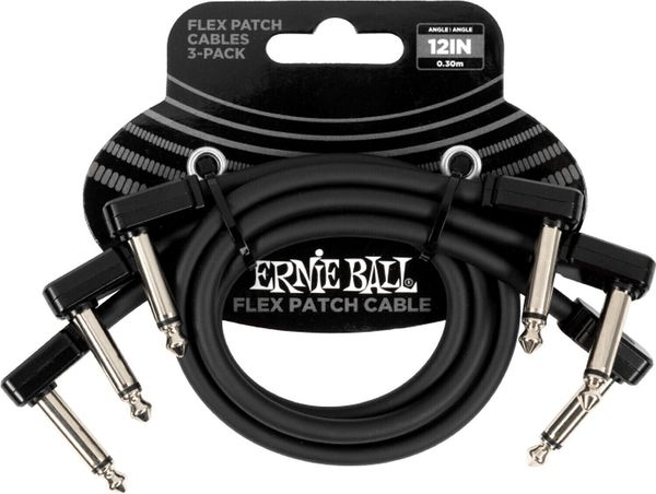 Ernie Ball Ernie Ball Flex 3 Pack 30,48 cm Kotni - Kotni Patch kabel