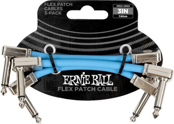 Ernie Ball Ernie Ball Flex 3 Pack 7,62 cm Kotni - Kotni Patch kabel