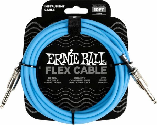 Ernie Ball Ernie Ball Flex Instrument Cable Straight/Straight 3 m Ravni - Ravni Instrumentalni kabel