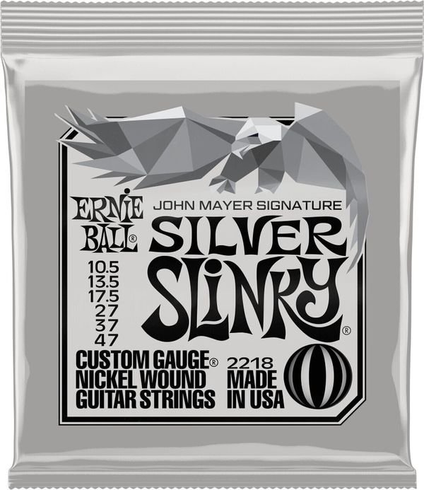 Ernie Ball Ernie Ball John Mayer Silver Slinky Nickel Wound Electric Guitar Strings Strune za električno kitaro