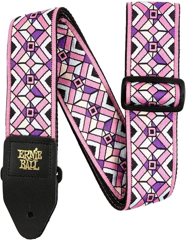 Ernie Ball Ernie Ball Kaleidoscope Pink Jacquard Strap