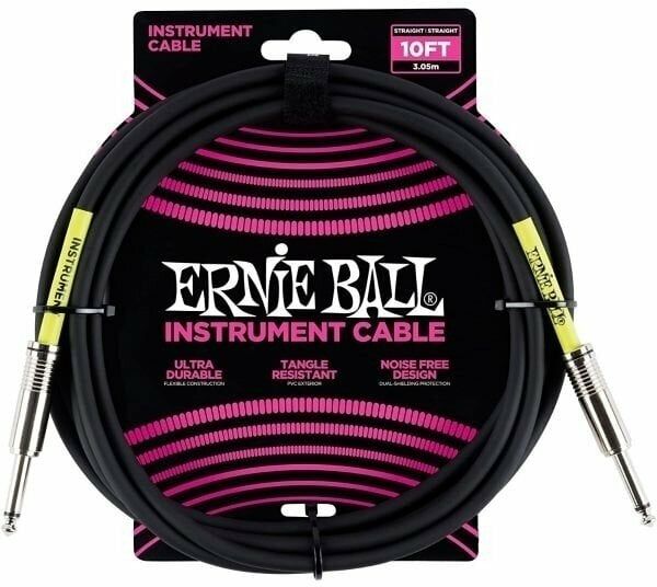 Ernie Ball Ernie Ball P06048 3 m Ravni - Ravni Instrumentalni kabel