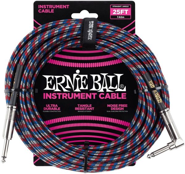 Ernie Ball Ernie Ball P06063 Multi 7,5 m Ravni - Kotni