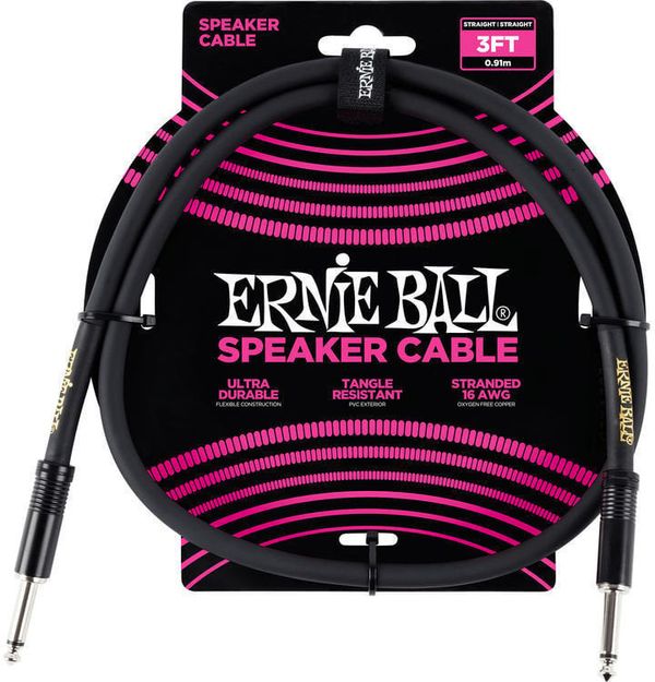 Ernie Ball Ernie Ball P06071 90 cm Zvočniški kabel