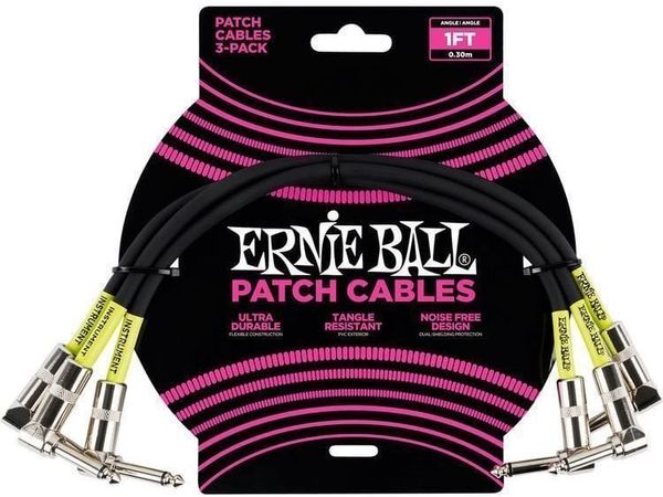 Ernie Ball Ernie Ball P06075 30 cm Kotni - Kotni Patch kabel