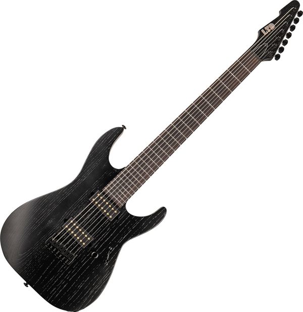 ESP LTD ESP LTD AW-7 Baritone Alex Wade Open Grain Black