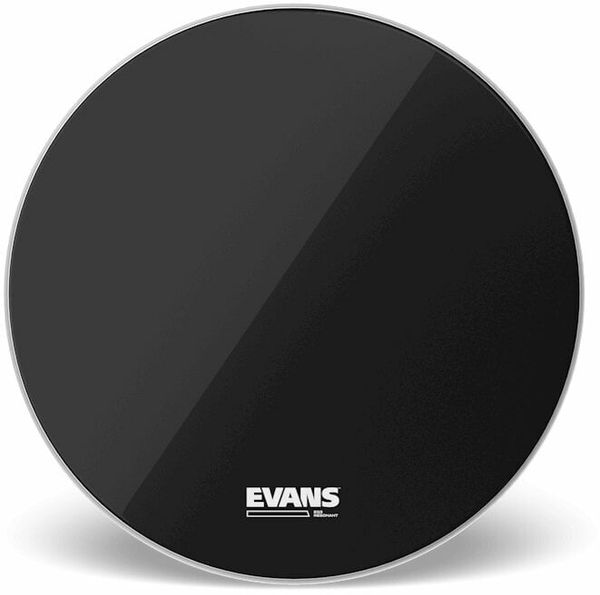 Evans Evans BD22RB-NP EQ3 Resonant Black NO PORT 22" Črna Rezonančna opna za boben