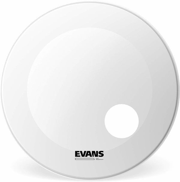 Evans Evans BD22RGCW EQ3 Coated White 22" Bela Rezonančna opna za boben