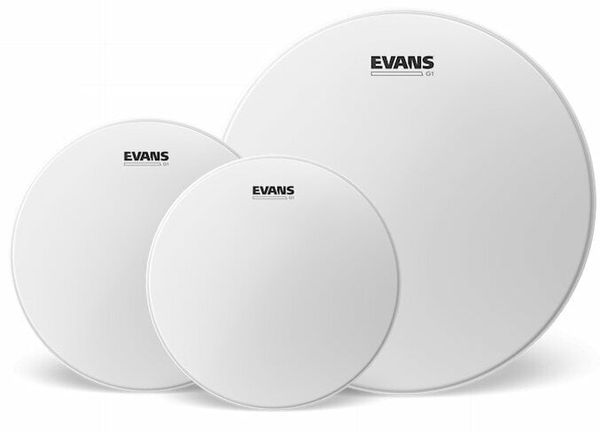 Evans Evans ETP-G1CTD-F Fusion G1 Coated Set open za boben