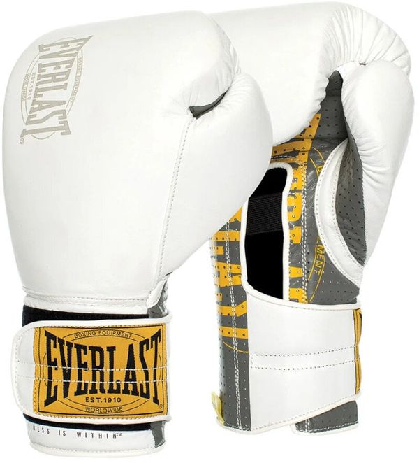 Everlast Everlast 1912 H&L Sparring Gloves White 16 oz