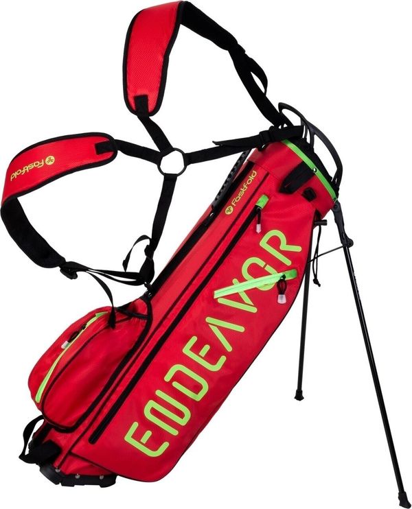 Fastfold Fastfold Endeavor Red/Green Golf torba Stand Bag