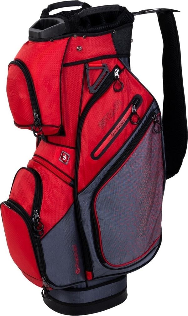 Fastfold Fastfold Star Charcoal/Red Golf torba Cart Bag