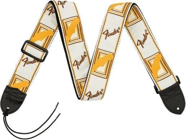 Fender Fender 2'' Monogrammed Tekstilni kitarski pas White/Brown/Yellow