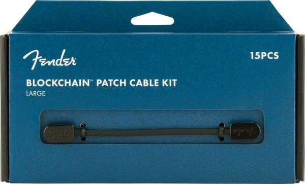 Fender Fender Blockchain Patch Cable Kit LRG Črna Kotni - Kotni