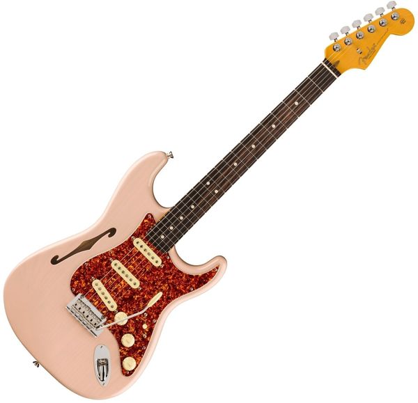 Fender Fender FSR American Professional II Stratocaster Thinline RW Transparent Shell Pink