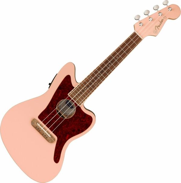 Fender Fender Fullerton Jazzmaster Uke Koncertne ukulele Shell Pink