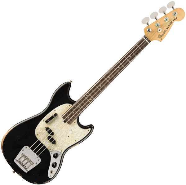 Fender Fender JMJ Road Worn Mustang Bass RW Črna