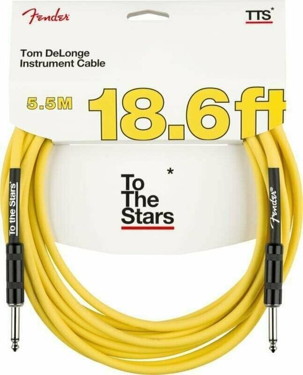 Fender Fender Tom DeLonge 18.6' To The Stars Instrument Cable 5,5 m Ravni - Ravni Instrumentalni kabel