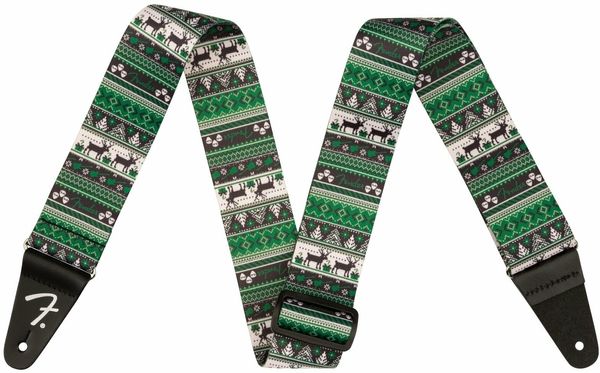 Fender Fender Ugly Xmas Sweater Strap Green Fair Isle