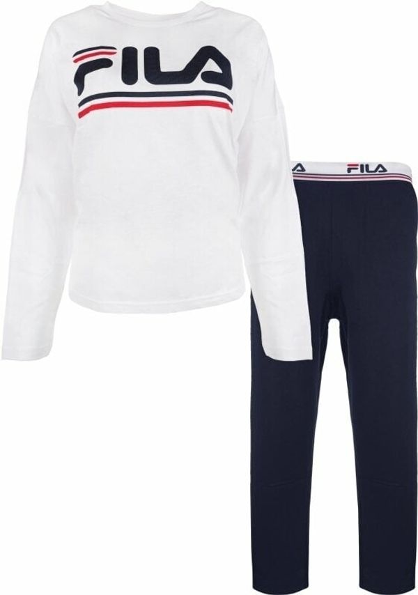 Fila Fila FPW4105 Woman Pyjamas White/Blue XS Aktivno spodnje perilo