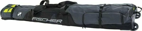 Fischer Fischer Skicase 1 Pair With Boot Pocket Alpine Race Wheels Black/Yellow 195 cm Torba za smuči