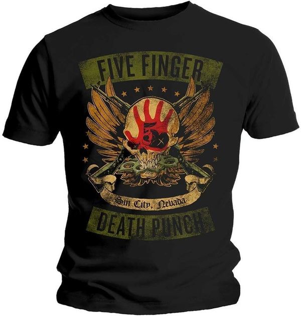 Five Finger Death Punch Five Finger Death Punch Majica Locked & Loaded Unisex Black 2XL