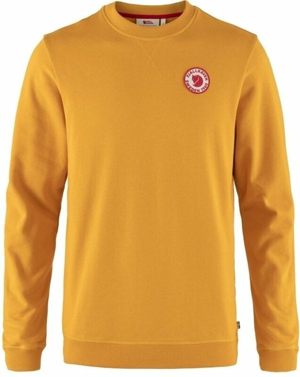 Fjällräven Fjällräven 1960 Logo Badge Sweater M Mustard Yellow L Pulover na prostem