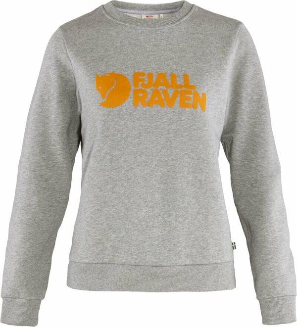 Fjällräven Fjällräven Fjällräven Logo Sweater W Grey/Melange L Pulover na prostem