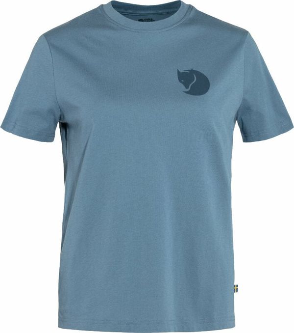 Fjällräven Fjällräven Fox Boxy Logo Tee W Dawn Blue S Majica na prostem