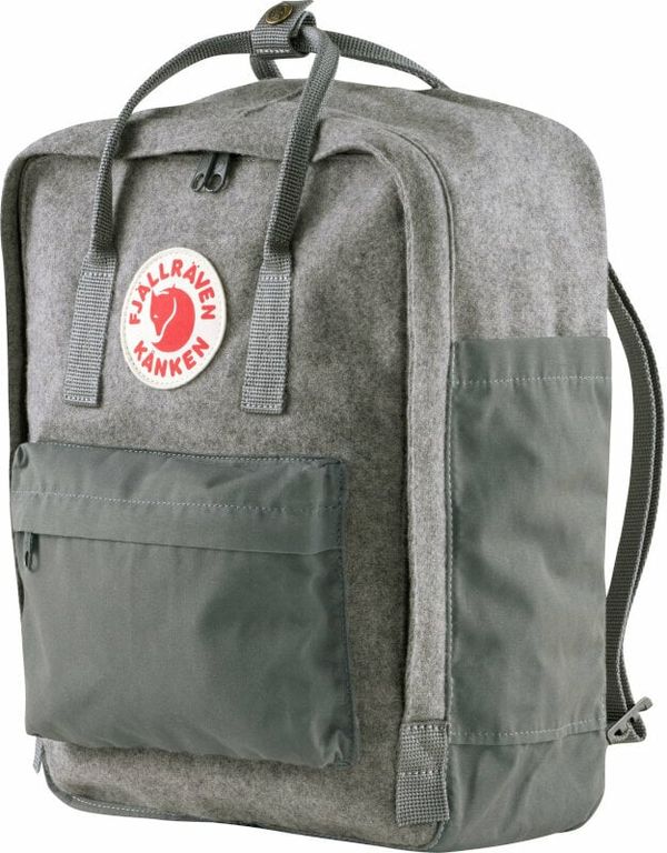 Fjällräven Fjällräven Kånken Re-Wool Granite Grey Outdoor nahrbtnik