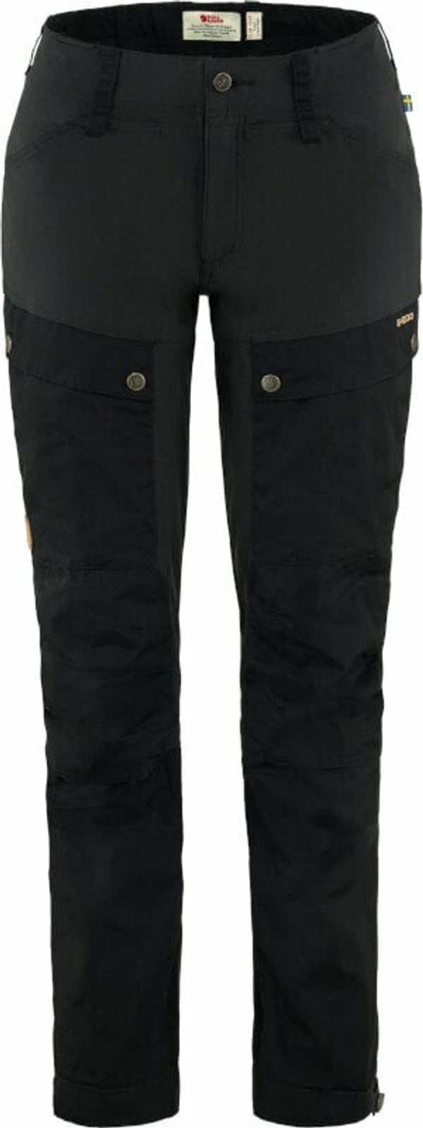 Fjällräven Fjällräven Keb Trousers Curved W Black 36 Hlače na prostem