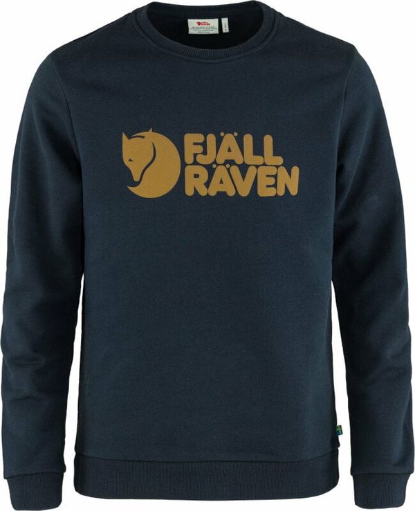 Fjällräven Fjällräven Logo Sweater M Dark Navy L Pulover na prostem