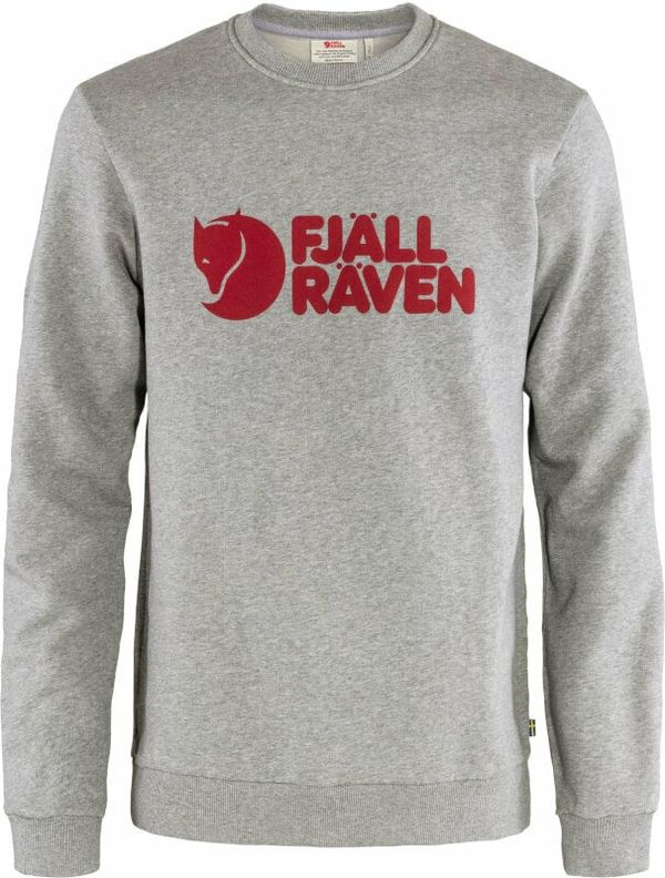 Fjällräven Fjällräven Logo Sweater M Grey/Melange S Pulover na prostem