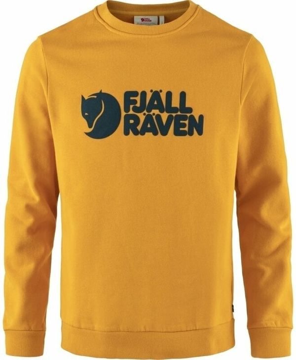 Fjällräven Fjällräven Logo Sweater M Mustard Yellow XS Pulover na prostem