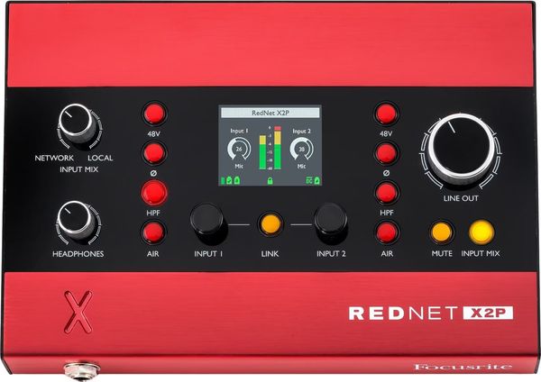 Focusrite Focusrite RedNet X2P Ethernet avdio vmesnik - zvočna kartica