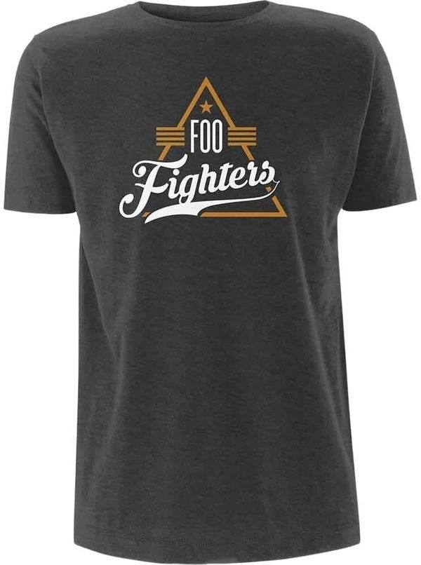 Foo Fighters Foo Fighters Majica Triangle Unisex Heather Grey 2XL