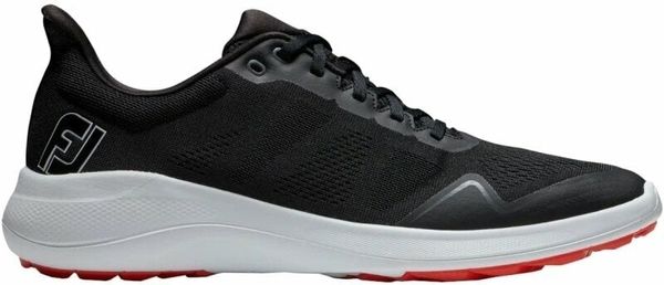 Footjoy Footjoy Flex Mens Golf Shoes Black/White/Red 42,5