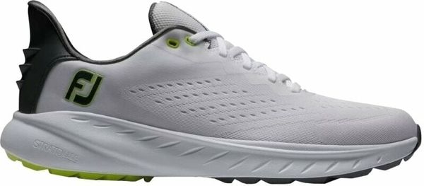 Footjoy Footjoy Flex XP Mens Golf Shoes White/Black/Lime 45