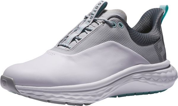 Footjoy Footjoy Quantum Mens Golf Shoes White/White/Grey 43