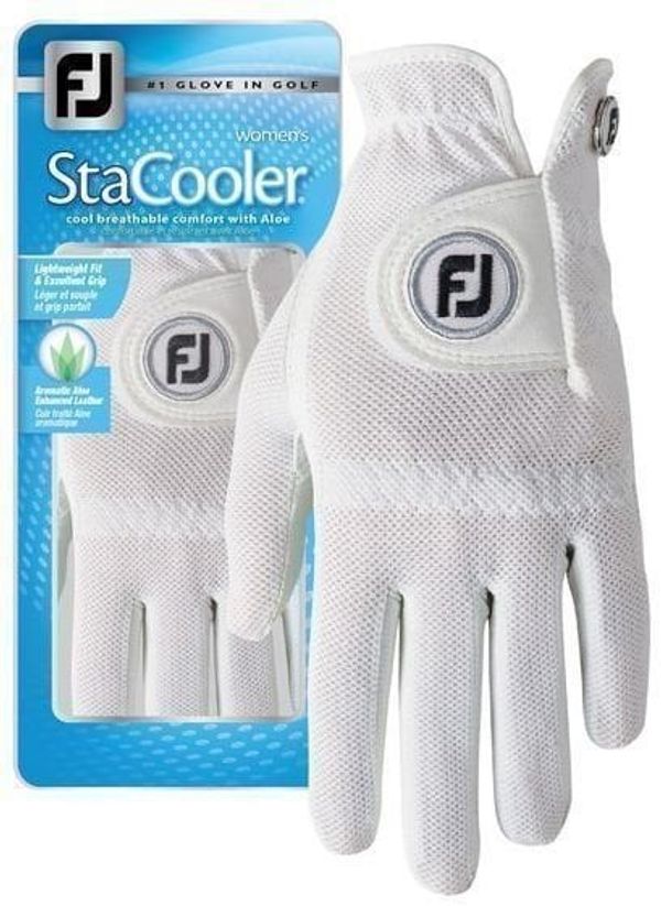 Footjoy Footjoy Stacooler White Leva roka M Ženske rokavice