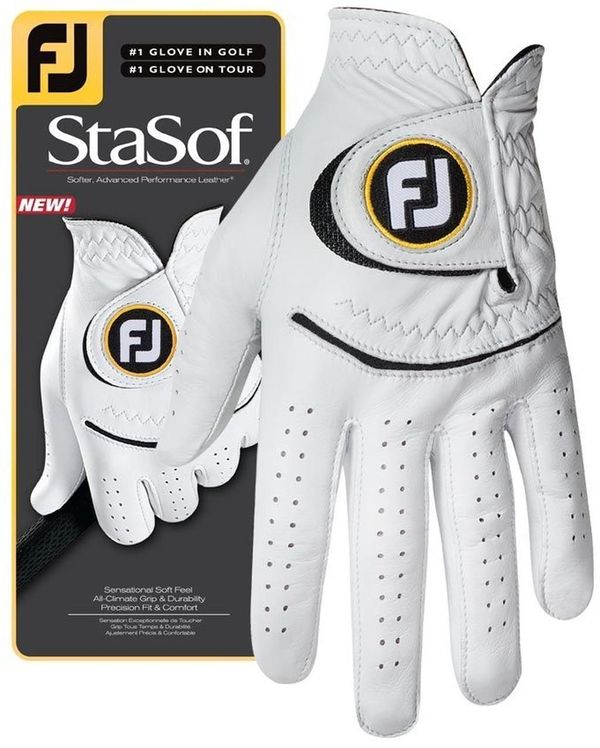 Footjoy Footjoy StaSof Mens Golf Glove Pearl LH XL