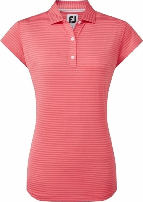 Footjoy Footjoy Tonal Stripe Lisle Bright Coral S Polo majice